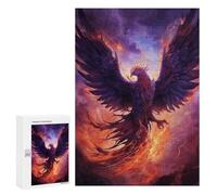 Jigsaw Puzzles 300 PCS for Teenagerss Mystical Phoenix Bird Jigsaws for Adults Toy Wall Decor Difficult Hard Challenging To Complete 300 PCS