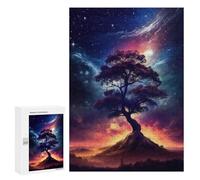 Jigsaw Puzzles 300 PCS for Teenagerss Mystical Tree Jigsaws for Adults Relax Games Precision Cutting Deal As Gifts for The Whole Family 300 PCS