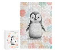 Jigsaw Puzzles 300 PCS for Teenagerss Penguin Chick Jigsaws for Adults Toy Wall Decor Difficult Hard Challenging To Complete 300 PCS