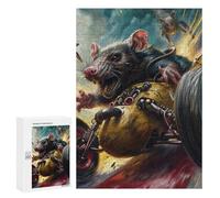 Jigsaw Puzzles 300 PCS for Teenagerss Rat Racing Adventure Puzzles for Adults Fun Games Difficult Hard Challenging To Complete 300 PCS
