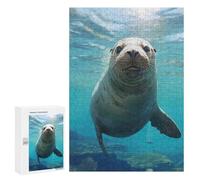 Jigsaw Puzzles 300 PCS for Teenagerss Sea Lion Friend Jigsaw for Adults DIY Toys Analysis And Logic Deal As Gifts for The Whole Family 300 PCS