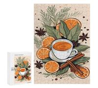 Jigsaw Puzzles 300 PCS for Teenagerss Star Anise Cinnamon Puzzles for Adults Fun Games Difficult Hard Challenging To Complete 300 PCS