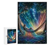Jigsaw Puzzles 300 PCS for Teenagerss Stargazing with Rainbow Jigsaw for Adults Hands-on Game But Fun And Humorous for Birthday, Chrismas 300 PCS