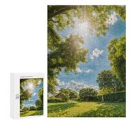 Jigsaw Puzzles 300 PCS for Teenagerss Sunlight Through The Trees Jigsaws for Adults Hands-on Game But Fun And Humorous Birthday Present, Gifts, 300 PCS
