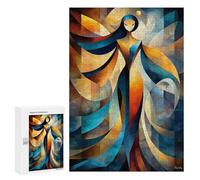 Jigsaw Puzzles 300 PCS for Teenagerss Thalassa - Cubist Minimal Mythology Abstract Jigsaws for Adults Toy Wall Decor Difficult Hard Challenging To Complete 300 PCS
