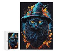 Jigsaw Puzzles 300 PCS for Teenagerss Witch Cat Familiar Jigsaws for Adults Hands-on Game But Fun And Humorous Birthday Present, Gifts, 300 PCS