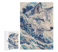 Jigsaw Puzzles 300 PCS Oceanic Wolf Majesty -3 Jigsaws for Adults Puzzle Pattern Assembly Educational Challenge Birthday And Unique Gifts 300 PCS