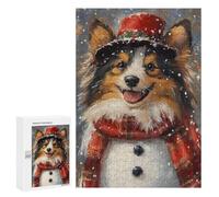 Jigsaw Puzzles 300 PCS Winter Wonderland Pup-1 Jigsaw for Teenagers Improve Memory Difficult And Challenge Brainteaser Family Games 300 PCS