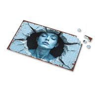 Jigsaw Puzzles 300 Pieces For Adults Blue Serenity: Breaking Through The Wall Of Dreams Picture Puzzle Outfoxed Game For Kids Puzzle Books For Adults(300PCS)
