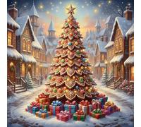 Jigsaw Puzzles 300 Pieces for Adults, Candy Cookie Tree 300 Piece jigsaw puzzles for adults 14x14inch, Fun Educational Puzzle Games, Beautiful Decoration puzzle