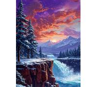 Jigsaw Puzzles 300 Pieces for Adults, Challenging & Brainteasing Adult Jigsaw Puzzles 300 pieces, Difficult Puzzles, For Men/Women Trees Sky Cliff