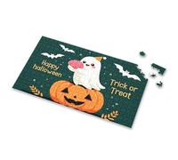 Jigsaw Puzzles 300 Pieces For Adults Happy Halloween! Trick Or Treat. Picture Puzzle Puzzles 500 Pieces Puzzle Books For Adults(1000PCS)