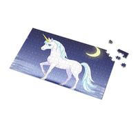 Jigsaw Puzzles 300 Pieces For Adults Magical Unicorn Under The Moonlit Sky Picture Puzzle Puzzles For Adults 500 Pieces Puzzle Board(500PCS)