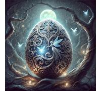 Jigsaw Puzzles 300 Pieces for Adults, Metal Egg 300 Piece jigsaw puzzles for adults 14x14inch, Fun Educational Puzzle Games, Beautiful Decoration puzzle