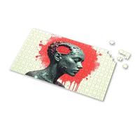 Jigsaw Puzzles 300 Pieces For Adults Metamorphosis: The Woman With The Cosmic Headache Picture Puzzle Outfoxed Game For Kids Puzzle Books For Adults(300PCS)