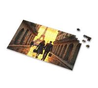 Jigsaw Puzzles 300 Pieces For Adults Romantic Sunset Stroll In Paris: A Couple'S Journey Near The Eiff Picture Puzzle Puzzles 500 Pieces 500 Piece Puzzles For Adults(500PCS)