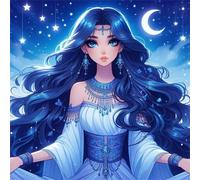 Jigsaw Puzzles 300 Pieces, Jigsaws Blue Princess 300 Piece jigsaw puzzles for Adults, Challenge High Difficulty Family Puzzle Game 35x35cm/14x14inch