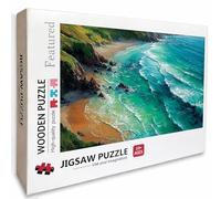 Jigsaw Puzzles 3000 Pieces for Adults Waves, Wooden Jigsaw Puzzles 48x32in, Pieces Parts Fit Together Tightly, for Men Women Elders Seniors, Decompression, Summer Wall Decor, Gifts, (Blue) 6-2641