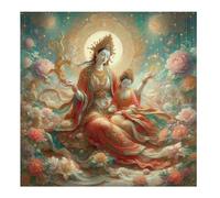 Jigsaw Puzzles 35 Pieces, Jigsaws Flower God 35 Piece jigsaw puzzles for Adults, Challenge High Difficulty Family Puzzle Game 30x30cm/12x12inch