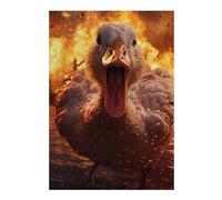Jigsaw Puzzles 38x26cm/1000pcs for Adults Angry Goose Fire Explosion Adult Jigsaw Puzzle Relax Games Precision Cutting Gifts for Friends And Family 38x26cm/1000pcs