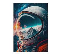 Jigsaw Puzzles 38x26cm/1000pcs for Adults ASTRONAUT Reflection 12 Jigsaw Puzzle DIY Toys Pattern Assembly Gifts for Friends And Family 38x26cm/1000pcs