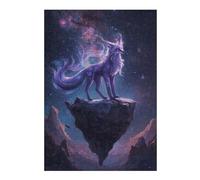 Jigsaw Puzzles 38x26cm/1000pcs for Adults Celestial Fox on Floating Island Puzzle for Adults Relax Games Birthday Present Gifts for Friends And Family 38x26cm/1000pcs