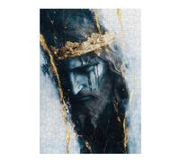 Jigsaw Puzzles 38x26cm/1000pcs for Adults Crowned Jesus in Marble Puzzle for Adults Relax Games Birthday Present Gifts for Friends And Family 38x26cm/1000pcs