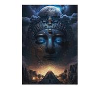Jigsaw Puzzles 38x26cm/1000pcs for Adults Egyptian Pyramid Night Sky Puzzles for Adults Toy Wall Decor Enhance Memory Birthday Present, Gifts, 38x26cm/1000pcs