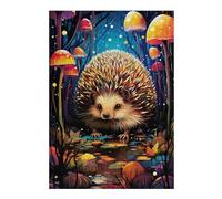 Jigsaw Puzzles 38x26cm/1000pcs for Adults Enchanted Forest Hedgehog -4 Jigsaw Toy Wall Decor But Fun And Humorous Unique Birthday And Gifts 38x26cm/1000pcs