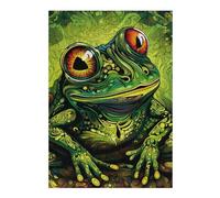 Jigsaw Puzzles 38x26cm/1000pcs for Adults Frog Artwork-1 Jigsaw Toy Wall Decor But Fun And Humorous Unique Birthday And Gifts 38x26cm/1000pcs