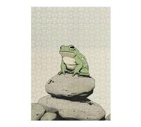 Jigsaw Puzzles 38x26cm/1000pcs for Adults Glum Frog Japanese Art Jigsaw Puzzle DIY Toys Pattern Assembly Gifts for Friends And Family 38x26cm/1000pcs
