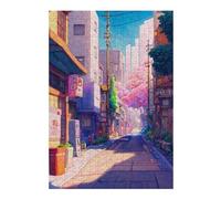 Jigsaw Puzzles 38x26cm/1000pcs for Adults Hidden Streets of The City Jigsaw Puzzle DIY Toys Pattern Assembly Gifts for Friends And Family 38x26cm/1000pcs