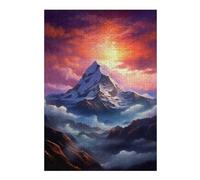 Jigsaw Puzzles 38x26cm/1000pcs for Adults Mount Everest Mountain Jigsaw for Adults Hands-on Game Wall Decoration Unique Birthday And Gifts 38x26cm/1000pcs
