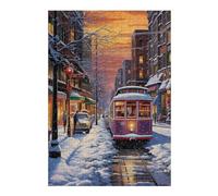 Jigsaw Puzzles 38x26cm/1000pcs for Adults Nostalgic Winter Canvas Puzzle for Adults Relax Games Birthday Present Gifts for Friends And Family 38x26cm/1000pcs