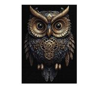 Jigsaw Puzzles 38x26cm/1000pcs for Adults Owl Gold Adult Jigsaw Puzzle Relax Games Precision Cutting Gifts for Friends And Family 38x26cm/1000pcs
