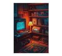 Jigsaw Puzzles 38x26cm/1000pcs for Adults Real Arcade Gaming Puzzle for Adults Relax Games Birthday Present Gifts for Friends And Family 38x26cm/1000pcs