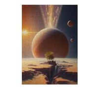 Jigsaw Puzzles 38x26cm/1000pcs for Adults Space Oasis Jigsaw for Adults Hands-on Game Wall Decoration Unique Birthday And Gifts 38x26cm/1000pcs