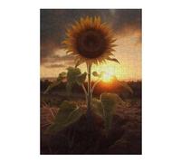 Jigsaw Puzzles 38x26cm/1000pcs for Adults Sunflower Sunset Clouds Jigsaw for Adults Hands-on Game Wall Decoration Unique Birthday And Gifts 38x26cm/1000pcs