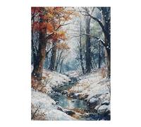 Jigsaw Puzzles 38x26cm/1000pcs for Adults Winters Whisper Adult Jigsaw Puzzle Relax Games Precision Cutting Gifts for Friends And Family 38x26cm/1000pcs