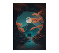 Jigsaw Puzzles 38x26cm/1000pcs for Teenagerss Cave Gate Teenagers Puzzles Hands-on Game Wall Decoration Stress Reduction Gifts 38x26cm/1000pcs