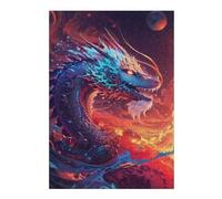 Jigsaw Puzzles 38x26cm/1000pcs for Teenagerss Celestial Fire Serpent Puzzles for Adults Toy Wall Decor A Work of Art Gifts for Friends And Family 38x26cm/1000pcs