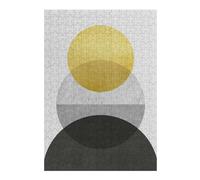 Jigsaw Puzzles 38x26cm/1000pcs for Teenagerss Circles Composition IX Adult Jigsaw Relax Games Difficult Challenge Birthday Present, Gifts, 38x26cm/1000pcs