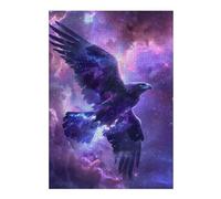 Jigsaw Puzzles 38x26cm/1000pcs for Teenagerss Cosmic Eagle Soaring Through Nebula Adult Jigsaw Family Game But Fun And Humorous Help The Brain Exercise 38x26cm/1000pcs