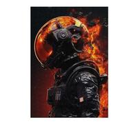 Jigsaw Puzzles 38x26cm/1000pcs for Teenagerss Dissolving Astronaut Jigsaws for Adults Hands-on Game Enhance Memory Great Gift for Gaming 38x26cm/1000pcs