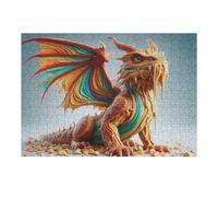 Jigsaw Puzzles 38x26cm/1000pcs for Teenagerss Dragons Peanut Quest Adult Jigsaw Relax Games Precision Cutting Challenging To Complete 38x26cm/1000pcs