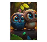 Jigsaw Puzzles 38x26cm/1000pcs for Teenagerss Enchanted Forest Owls -2 Adult Puzzles Toy Wall Decor A Work of Art Educational Challenge 38x26cm/1000pcs
