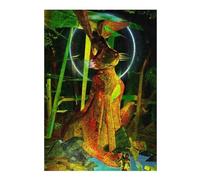 Jigsaw Puzzles 38x26cm/1000pcs for Teenagerss Enchanted Forest Rabbit Statue Jigsaws for Adults Relaxing Games Difficult Hard Educational Challenge 38x26cm/1000pcs