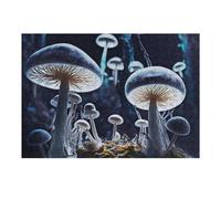 Jigsaw Puzzles 38x26cm/1000pcs for Teenagerss Glowing Forest Mushrooms-1 Jigsaws for Adults Hands-on Game But Fun And Humorous Deal As Gifts for The Whole Family 38x26cm/1000pcs