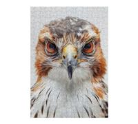 Jigsaw Puzzles 38x26cm/1000pcs for Teenagerss Hawk Face Jigsaws for Adults Hands-on Game Enhance Memory Great Gift for Gaming 38x26cm/1000pcs