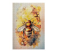Jigsaw Puzzles 38x26cm/1000pcs for Teenagerss Honeycomb Haven Jigsaw Puzzle Toy Wall Decor Pattern Assembly Educational Challenge 38x26cm/1000pcs